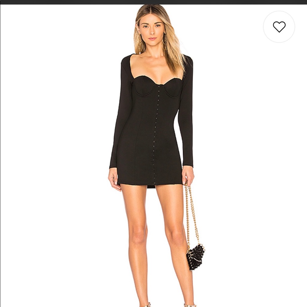 NBD Robbie Black Corset dress (Revolve)